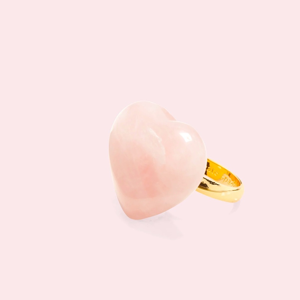 Kate Spade Open Heart Stone Cocktail Ring